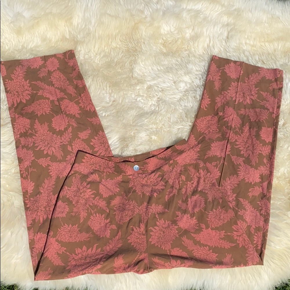 •NOVELLA ROYALE• The Morgan Trouser {silk copper dahlia} - Picture 4 of 9